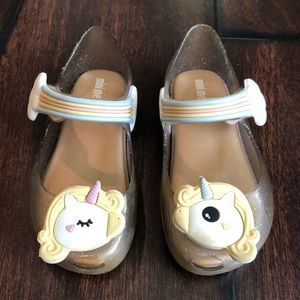 Mini Melissa Ultragirl Unicorn Clear Glitter